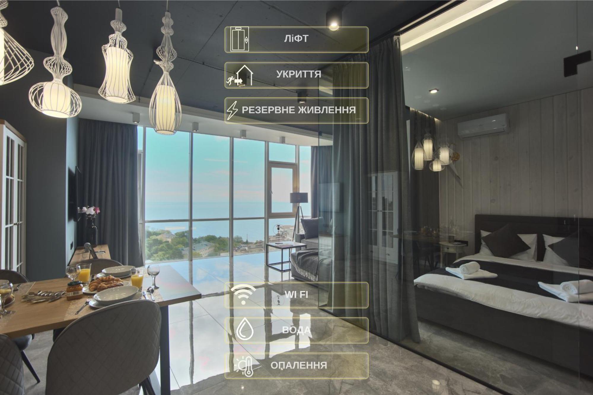 Gagarin Plaza Luxury Sea View Apartments Odessa Dış mekan fotoğraf